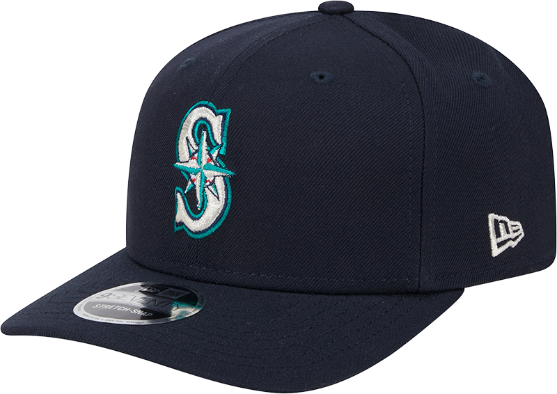 Seattle Mariners New Era Home Navy 9SEVENTY Adjustable Hat-Player Replica Official Team Hat Sports Fan Cap Official MLB Team Hat Baseball Fan Cap