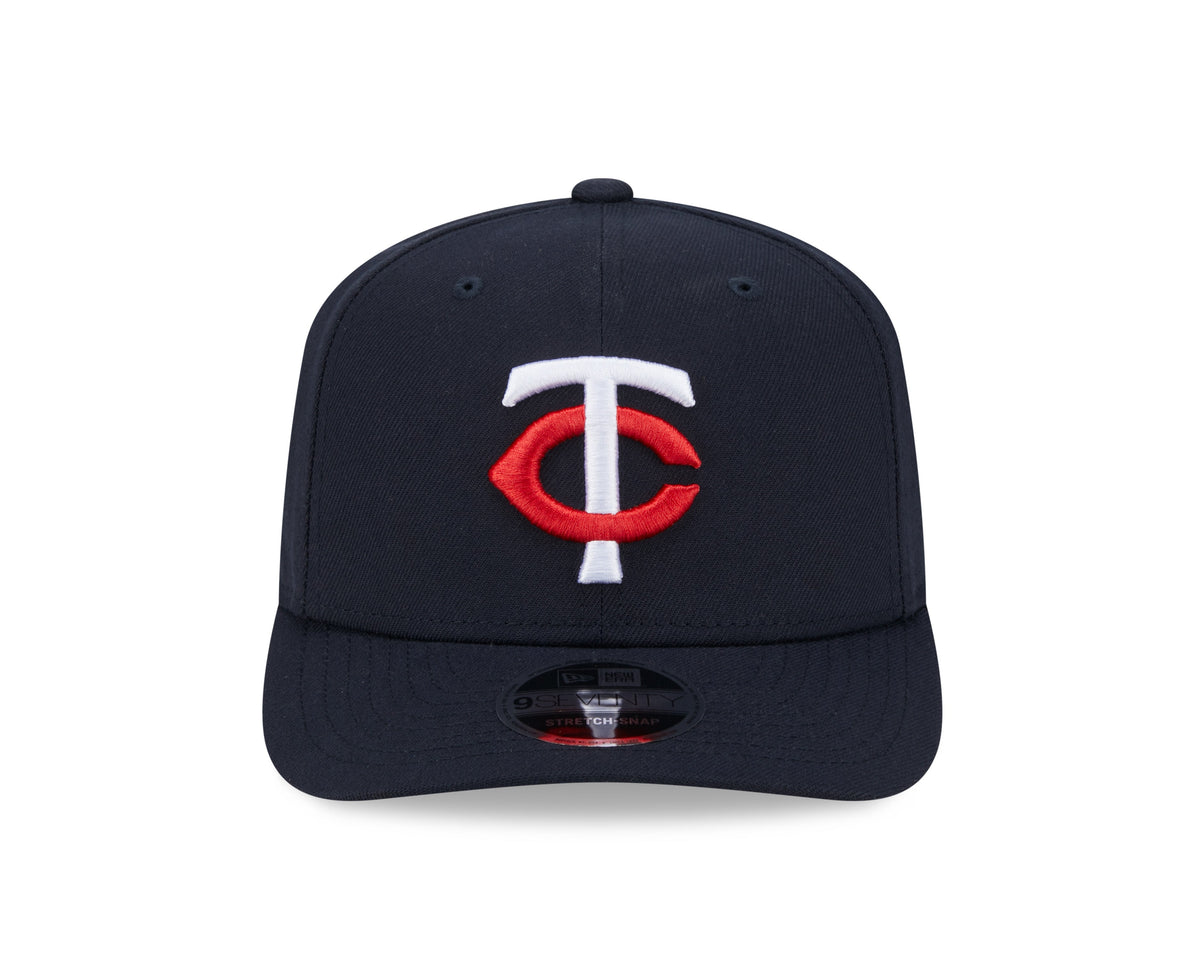 Minnesota Twins New Era Home Navy 9SEVENTY Adjustable Hat Official Team Hat Sports Fan Cap Official MLB Team Hat Baseball Fan Cap