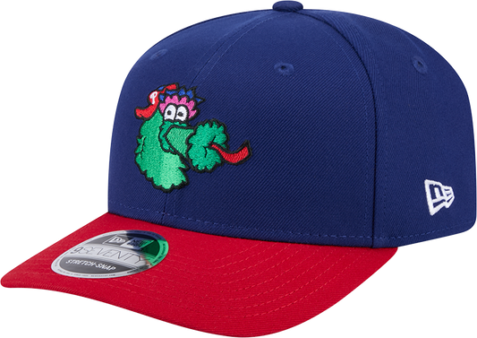 Philadelphia Phillies Blue Red Phanatic New Era 9SEVENTY Stretch Snap Adjustable Hat Official Team Hat Sports Fan Cap Official MLB Team Hat Baseball F