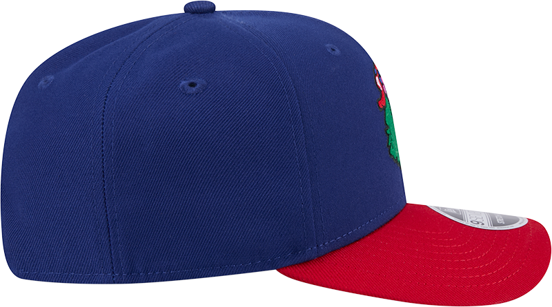 Philadelphia Phillies Blue Red Phanatic New Era 9SEVENTY Stretch Snap Adjustable Hat Official Team Hat Sports Fan Cap Official MLB Team Hat Baseball F