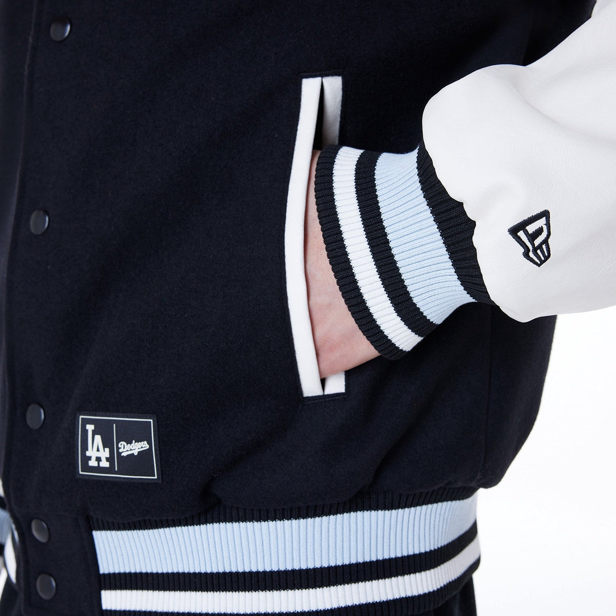 New Era - MLB Floral Varsity Jacket - Los Angeles Dodgers Official Sports Fan Gear Official MLB Team Apparel Baseball Fan Gear