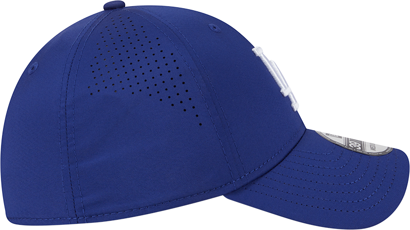 MLB Los Angeles Dodgers New Era Mid Perf 39THIRTY Flex Fit Hat - Royal Official Team Hat Sports Fan Cap Official MLB Team Hat Baseball Fan Cap