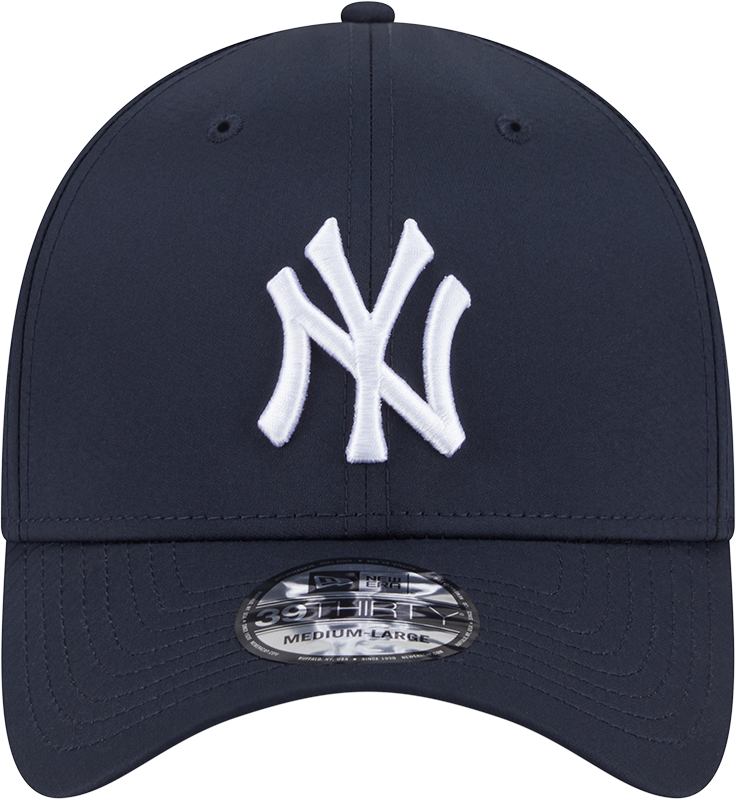 MLB New York Yankees New Era Mid Perf 39THIRTY Flex Fit Hat - Navy Official Team Hat Sports Fan Cap Official MLB Team Hat Baseball Fan Cap