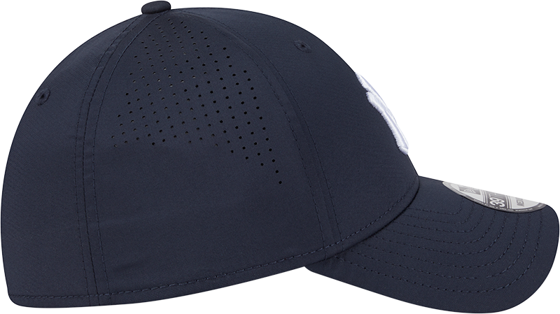 MLB New York Yankees New Era Mid Perf 39THIRTY Flex Fit Hat - Navy Official Team Hat Sports Fan Cap Official MLB Team Hat Baseball Fan Cap