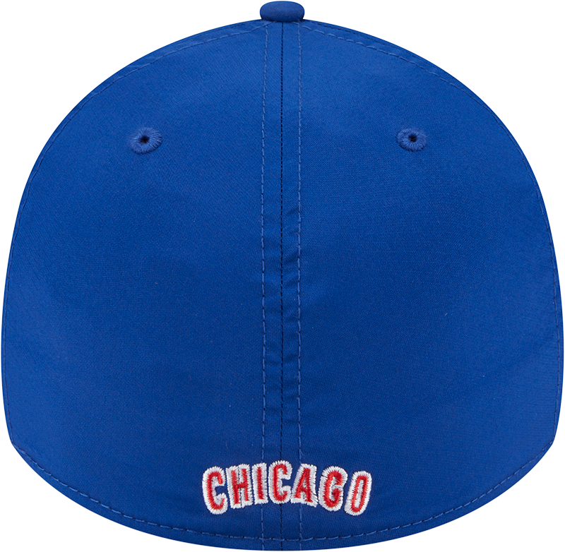 MLB Chicago Cubs New Era Mid Perf 39THIRTY Flex Fit Hat - Blue Official Team Hat Sports Fan Cap Official MLB Team Hat Baseball Fan Cap