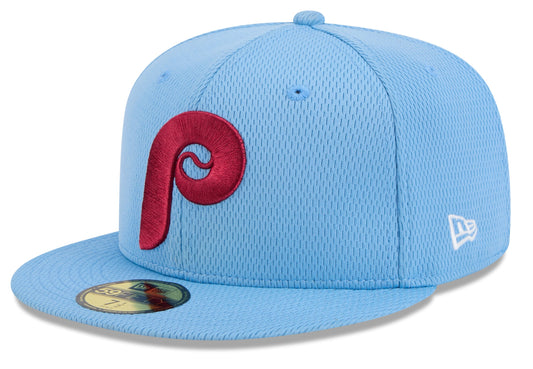 Philadelphia Phillies New Era Blue Alternate 2025 Clubhouse 59FIFTY Fitted Hat Official Team Hat Sports Fan Cap Official MLB Team Hat Baseball Fan Cap