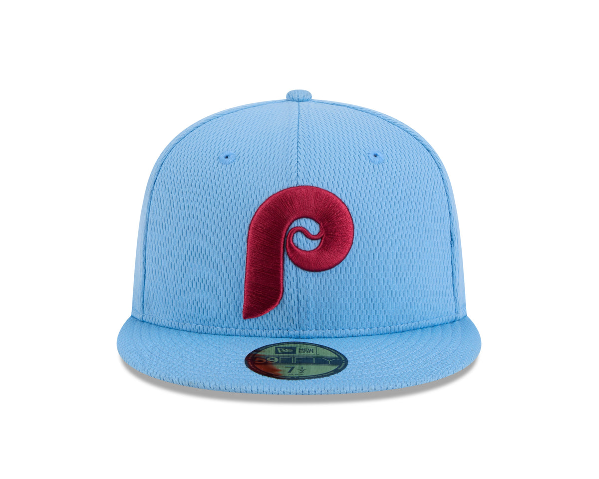 Philadelphia Phillies New Era Blue Alternate 2025 Clubhouse 59FIFTY Fitted Hat Official Team Hat Sports Fan Cap Official MLB Team Hat Baseball Fan Cap