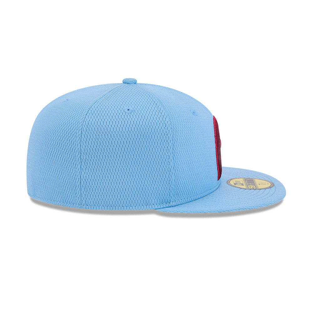 Philadelphia Phillies New Era Blue Alternate 2025 Clubhouse 59FIFTY Fitted Hat Official Team Hat Sports Fan Cap Official MLB Team Hat Baseball Fan Cap