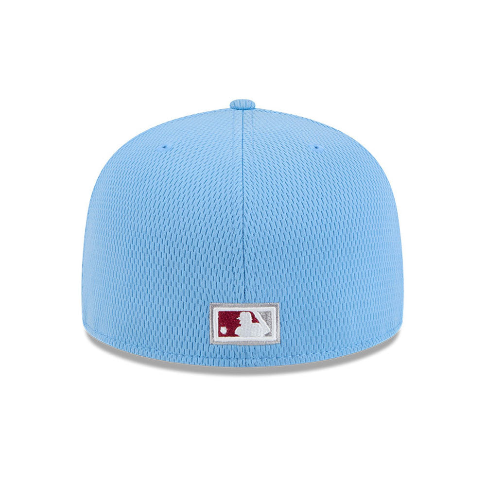 Philadelphia Phillies New Era Blue Alternate 2025 Clubhouse 59FIFTY Fitted Hat Official Team Hat Sports Fan Cap Official MLB Team Hat Baseball Fan Cap
