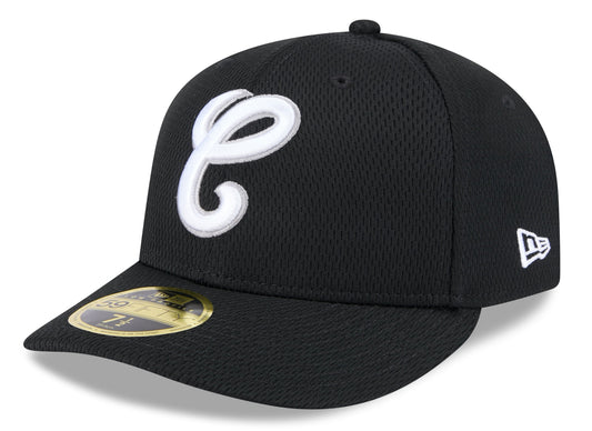 Chicago White Sox New Era Black 2025 Clubhouse Alternate 59FIFTY Low Profile Fitted Hat Official Team Hat Sports Fan Cap Official MLB Team Hat Basebal