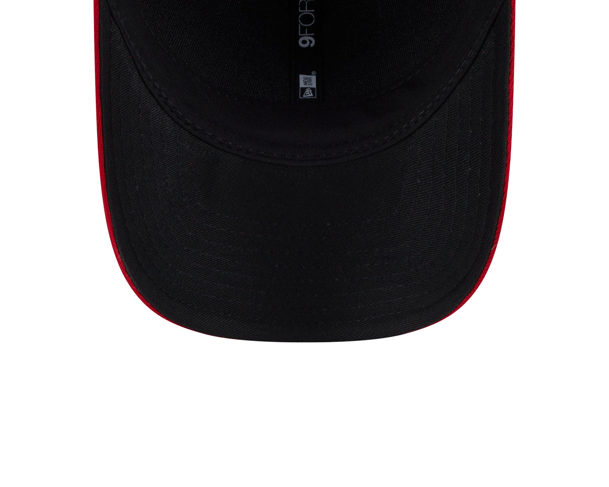 Atlanta Braves Navy Red New Era Player Replica M-Crown 9FORTY Adjustable Hat Official Team Hat Sports Fan Cap Official MLB Team Hat Baseball Fan Cap
