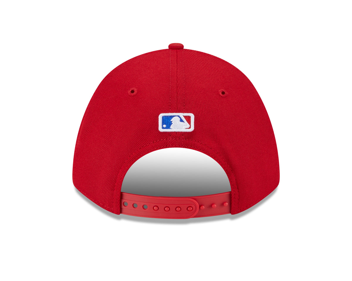 Texas Rangers Red Alternate New Era Player Replica M-Crown 9FORTY Adjustable Hat Official Team Hat Sports Fan Cap Official MLB Team Hat Baseball Fan C