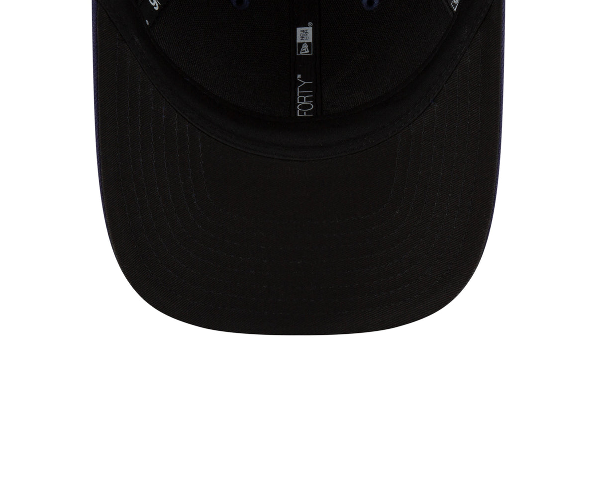 Tampa Bay Rays Alternate Navy New Era Player Replica M-Crown 9FORTY Adjustable Hat Official Team Hat Sports Fan Cap Official MLB Team Hat Baseball Fan