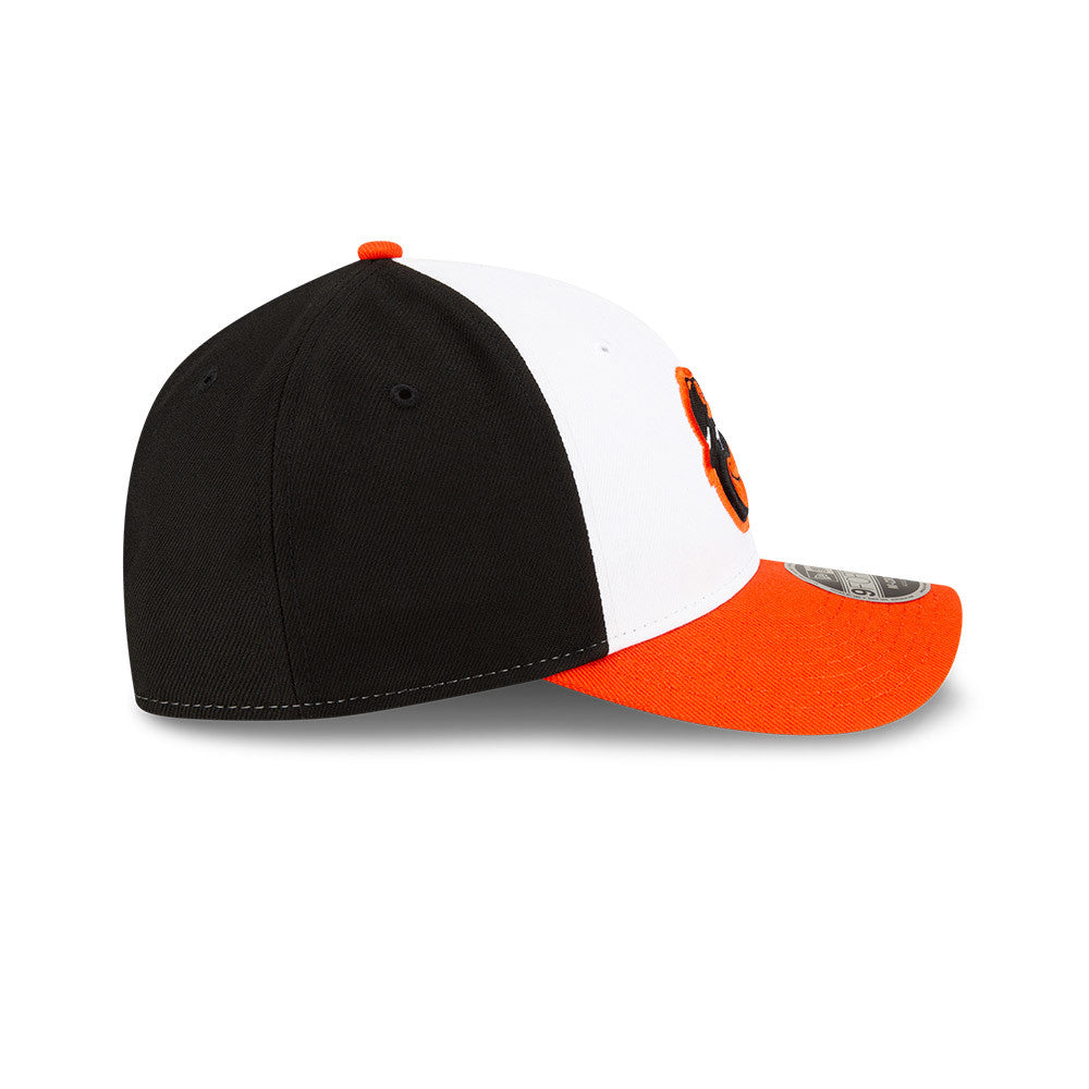 Baltimore Orioles White Orange Black New Era Player Replica M-Crown 9FORTY Adjustable Hat Official Team Hat Sports Fan Cap Official MLB Team Hat Baseb
