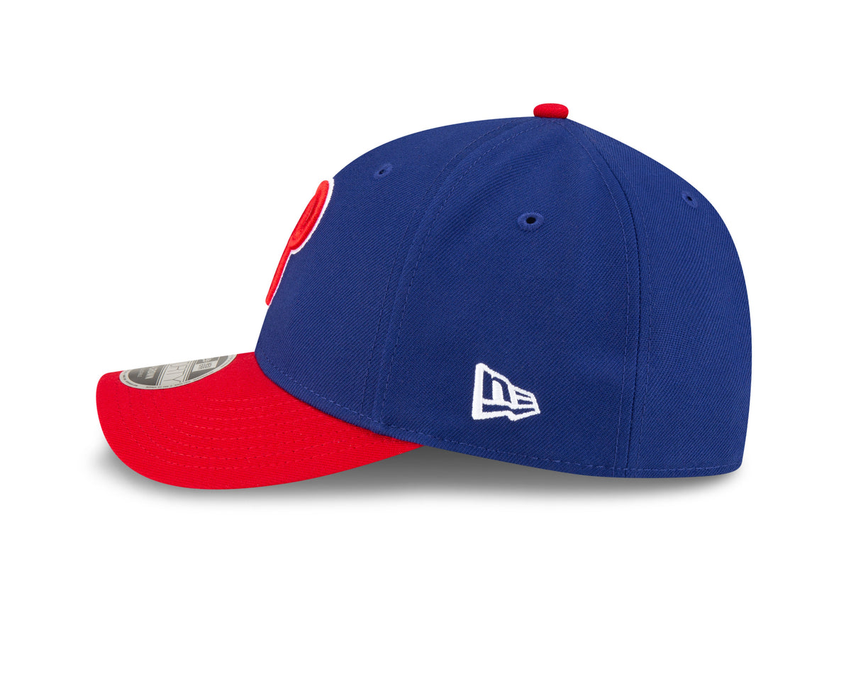 Philadelphia Phillies 2 Tone Royal Red Alternate New Era Player Replica M-Crown 9FORTY Adjustable Hat Official Team Hat Sports Fan Cap Official MLB Te