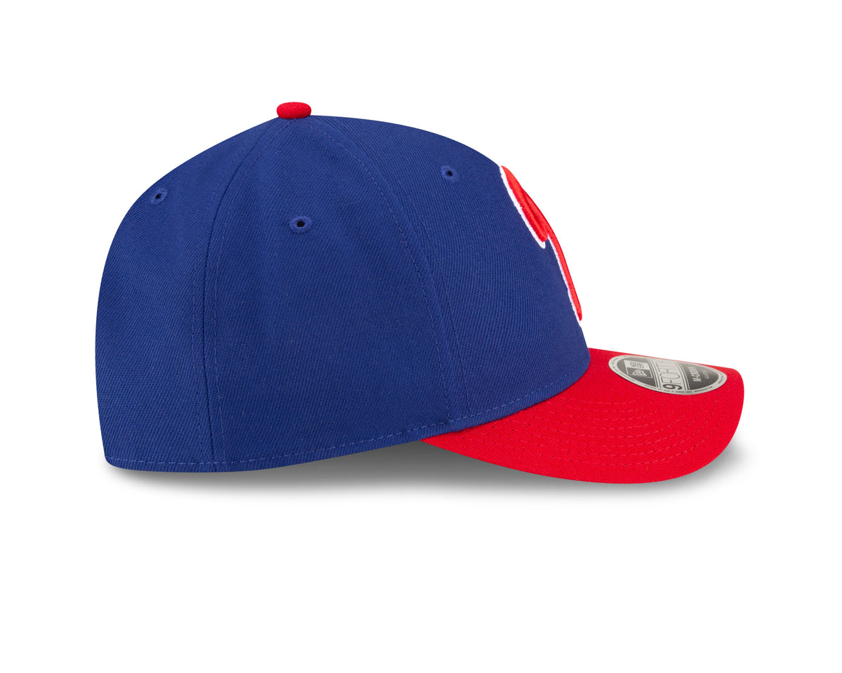 Philadelphia Phillies 2 Tone Royal Red Alternate New Era Player Replica M-Crown 9FORTY Adjustable Hat Official Team Hat Sports Fan Cap Official MLB Te