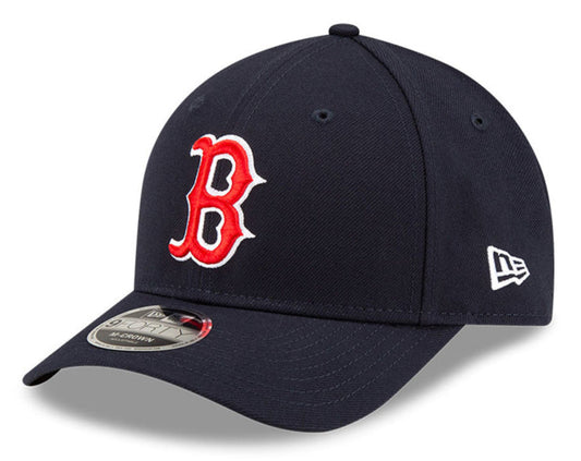 Boston Red Sox Navy New Era Player Replica M-Crown 9FORTY Adjustable Hat Official Team Hat Sports Fan Cap Official MLB Team Hat Baseball Fan Cap