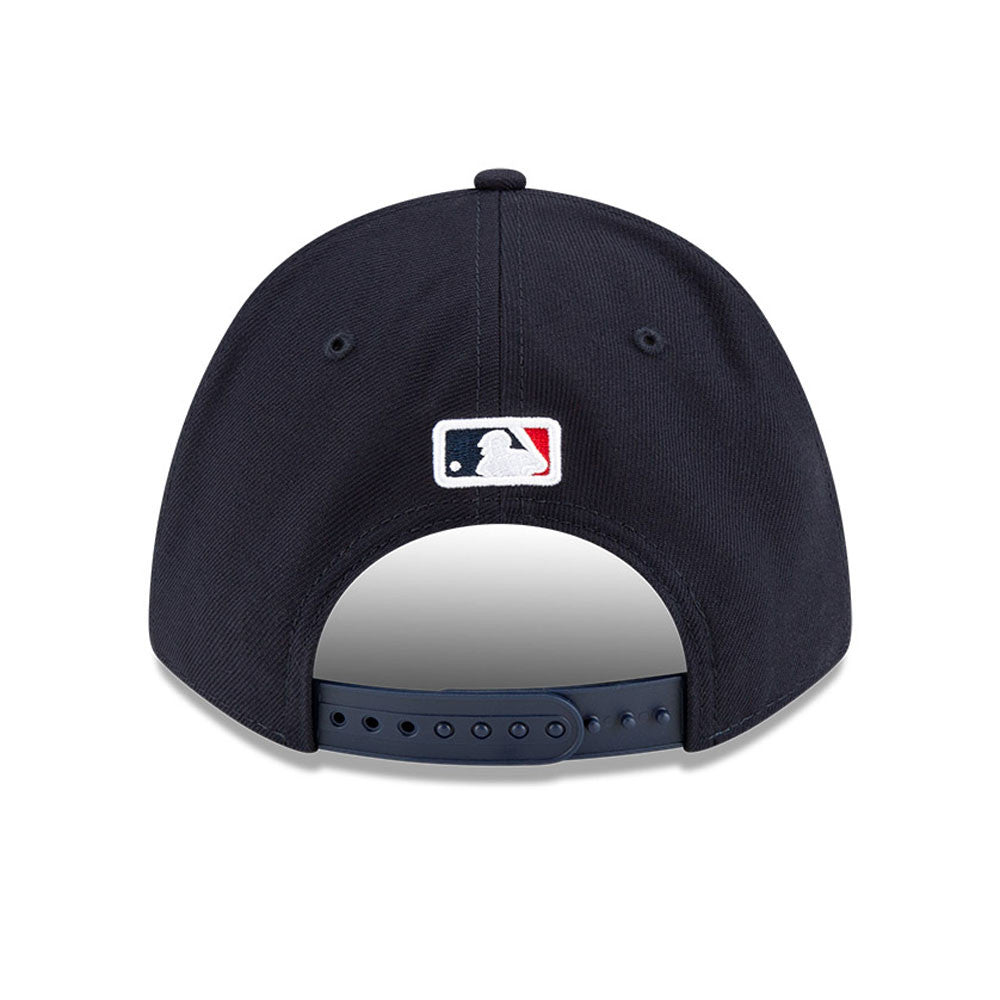 Boston Red Sox Navy New Era Player Replica M-Crown 9FORTY Adjustable Hat Official Team Hat Sports Fan Cap Official MLB Team Hat Baseball Fan Cap
