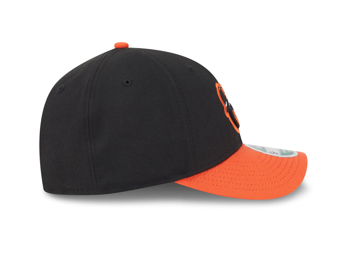 Baltimore Orioles Black Orange Road New Era Player Replica M-Crown 9FORTY Adjustable Hat Official Team Hat Sports Fan Cap Official MLB Team Hat Baseba