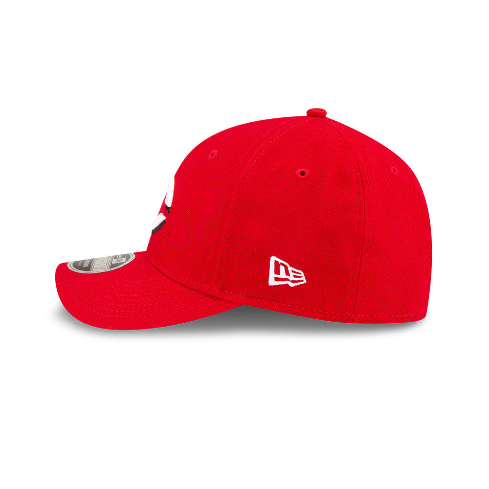 Cincinnati Reds New Era Red Player Replica M-Crown 9FORTY Adjustable Hat Official Team Hat Sports Fan Cap Official MLB Team Hat Baseball Fan Cap