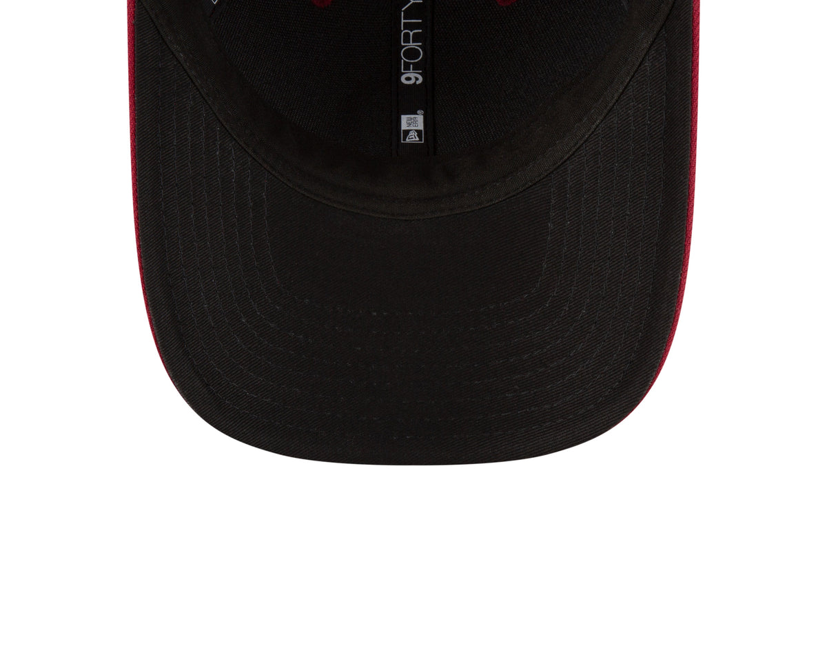 Philadelphia Phillies Crimson Alternate New Era Player Replica M-Crown 9FORTY Adjustable Hat Official Team Hat Sports Fan Cap Official MLB Team Hat Ba