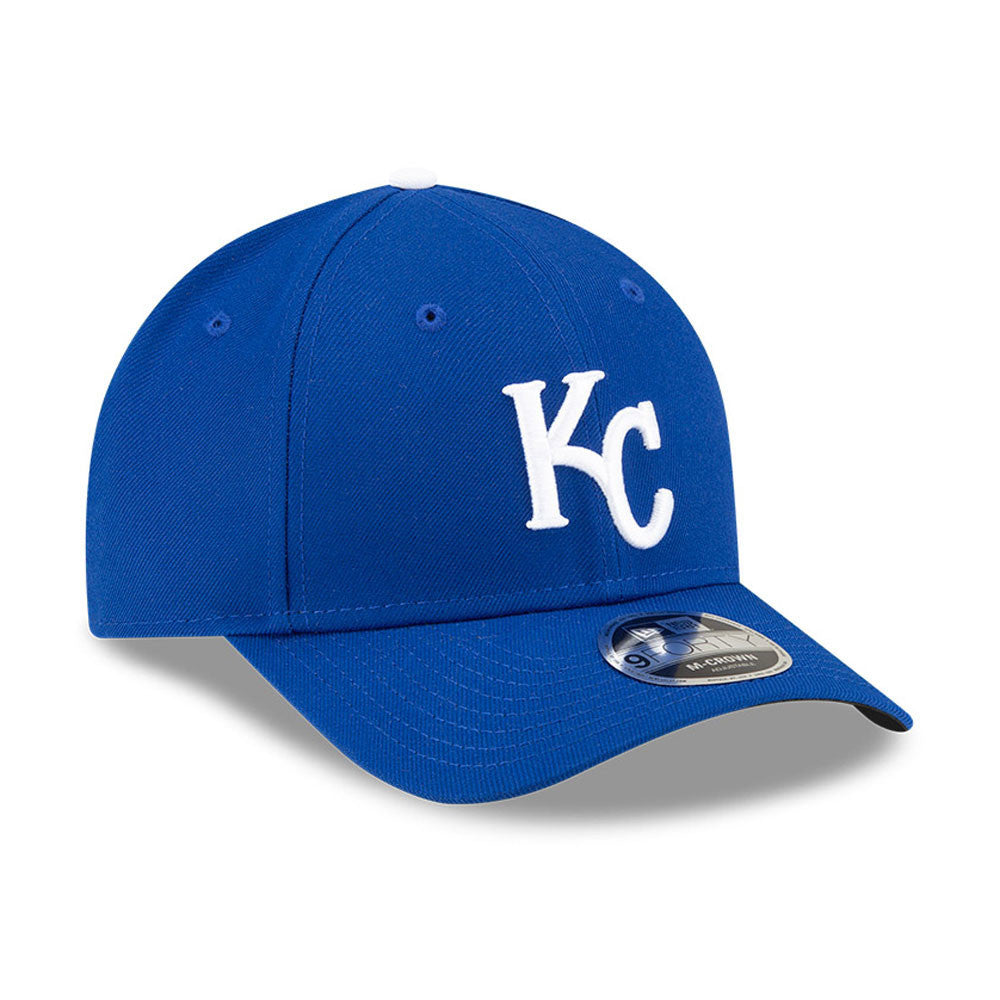 Kansas City Royals Blue New Era Player Replica M-Crown 9FORTY Adjustable Hat Official Team Hat Sports Fan Cap Official MLB Team Hat Baseball Fan Cap