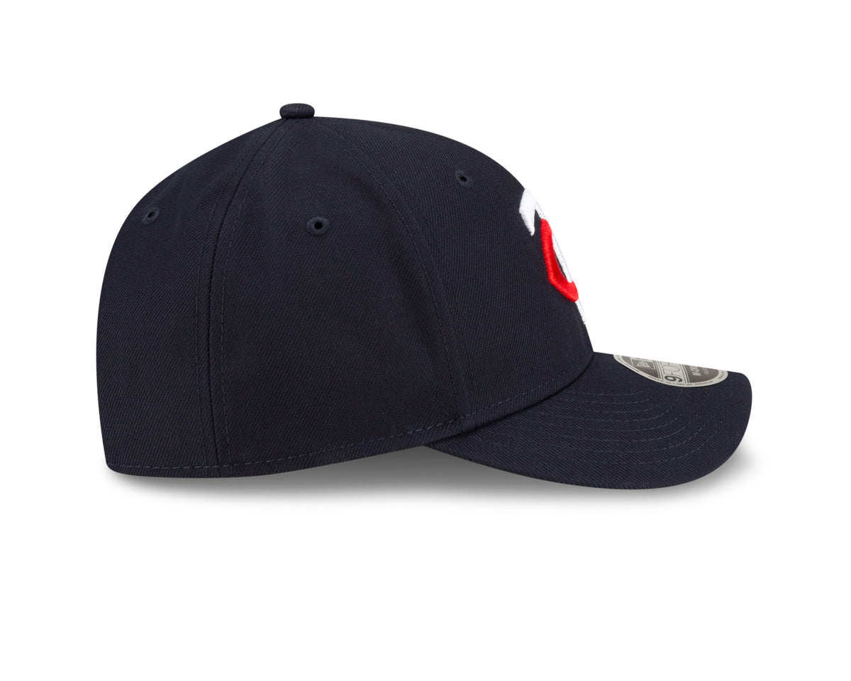 Minnesota Twins Navy New Era Player Replica M-Crown 9FORTY Adjustable Hat Official Team Hat Sports Fan Cap Official MLB Team Hat Baseball Fan Cap