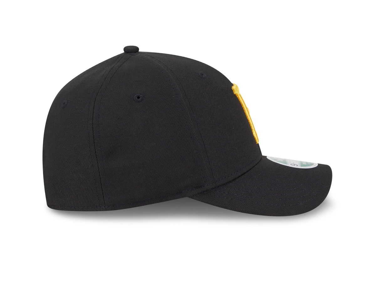 Pittsburgh Pirates Black New Era Player Replica M-Crown 9FORTY Adjustable Hat Official Team Hat Sports Fan Cap Official MLB Team Hat Baseball Fan Cap