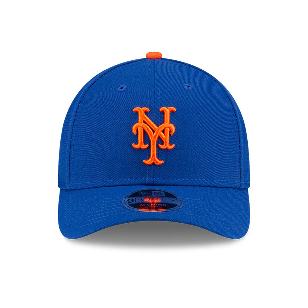 New York Mets Royal Blue New Era Player Replica M-Crown 9FORTY Adjustable Hat Official Team Hat Sports Fan Cap Official MLB Team Hat Baseball Fan Cap