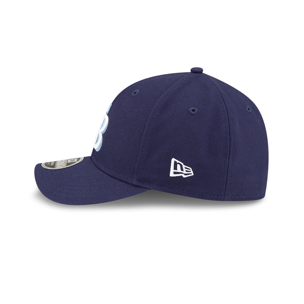 Tampa Bay Rays Navy New Era Player Replica M-Crown 9FORTY Adjustable Hat Official Team Hat Sports Fan Cap Official MLB Team Hat Baseball Fan Cap
