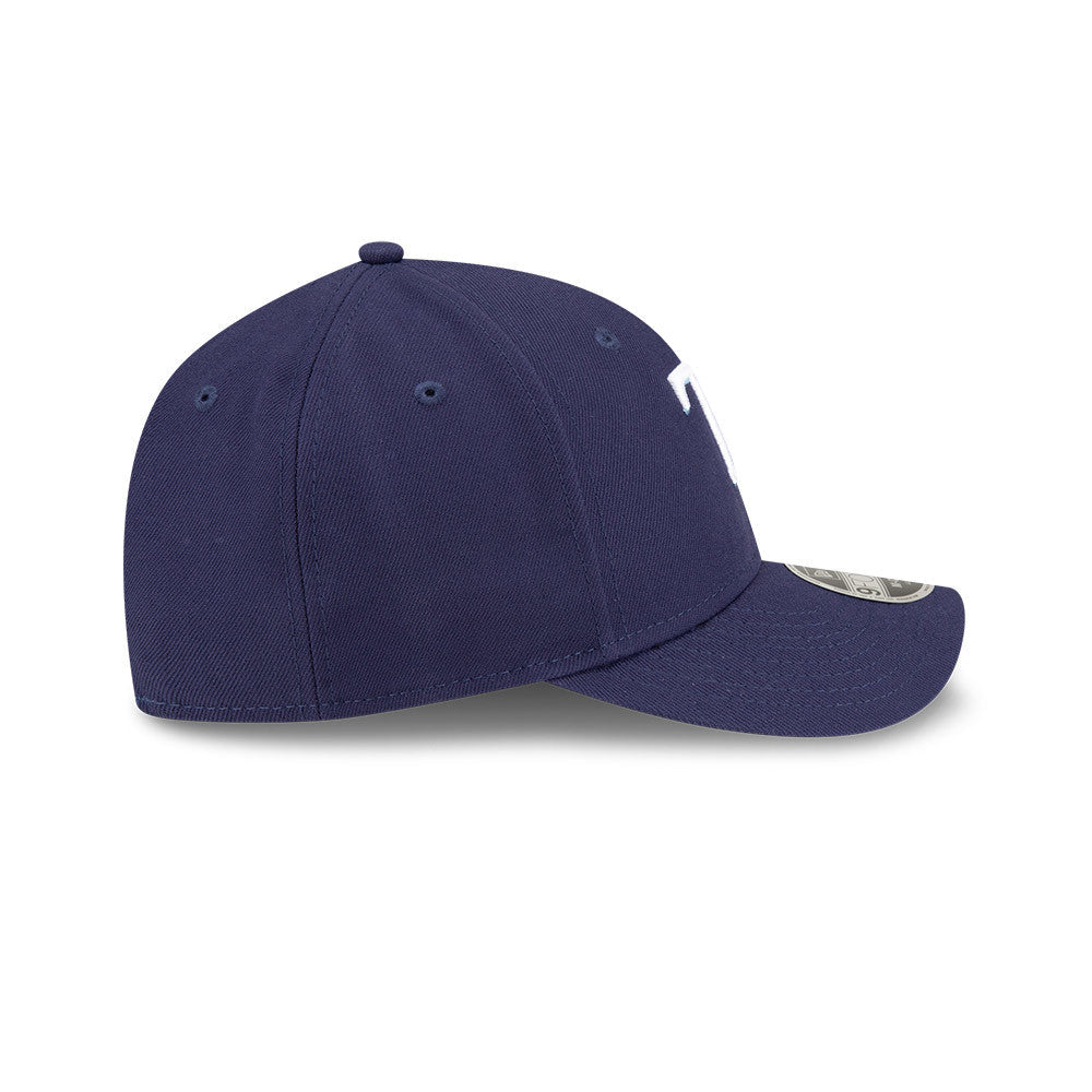 Tampa Bay Rays Navy New Era Player Replica M-Crown 9FORTY Adjustable Hat Official Team Hat Sports Fan Cap Official MLB Team Hat Baseball Fan Cap
