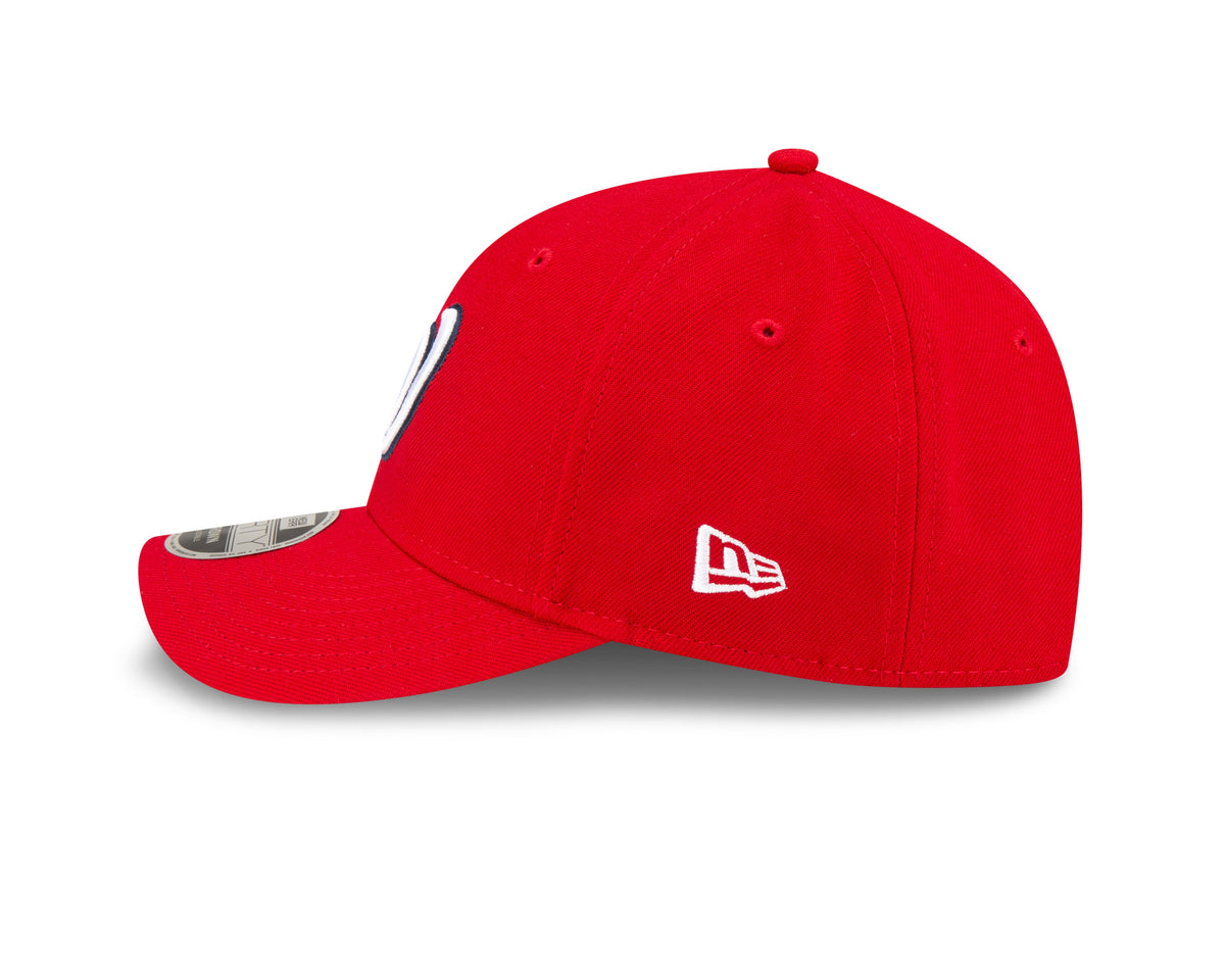 Washington Nationals Red New Era Player Replica M-Crown 9FORTY Adjustable Hat Official Team Hat Sports Fan Cap Official MLB Team Hat Baseball Fan Cap