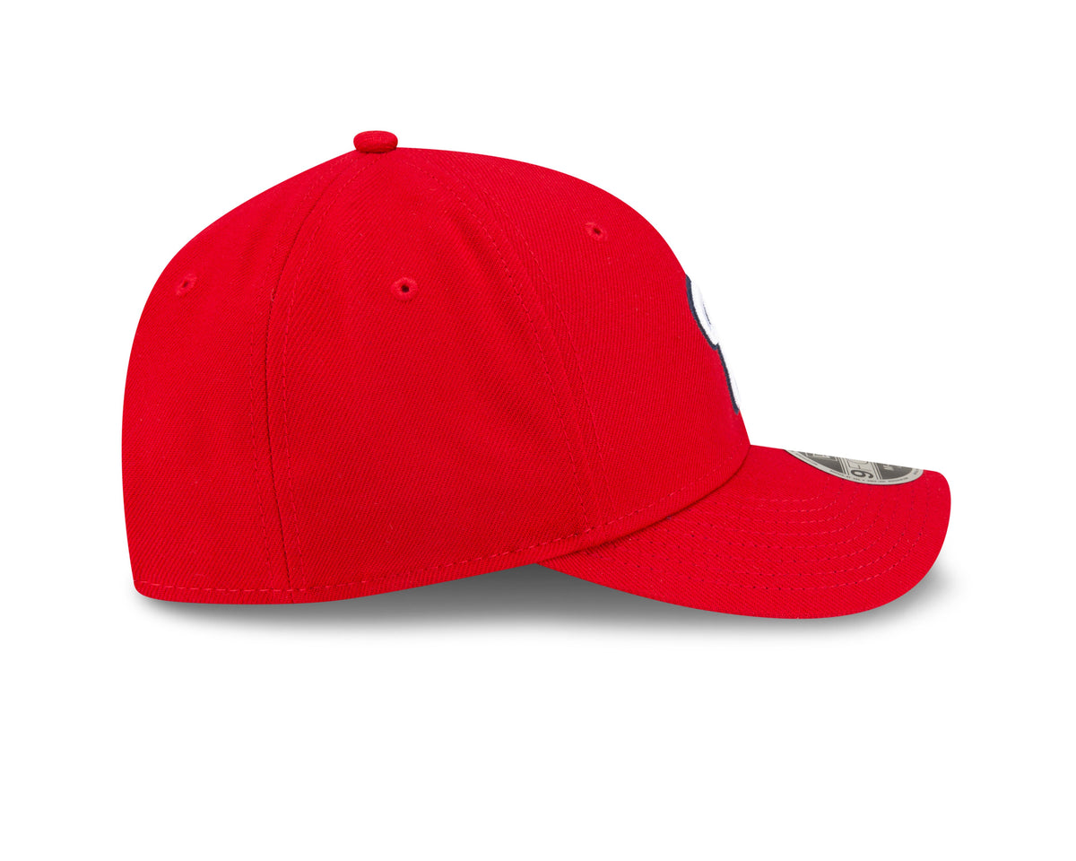 Washington Nationals Red New Era Player Replica M-Crown 9FORTY Adjustable Hat Official Team Hat Sports Fan Cap Official MLB Team Hat Baseball Fan Cap
