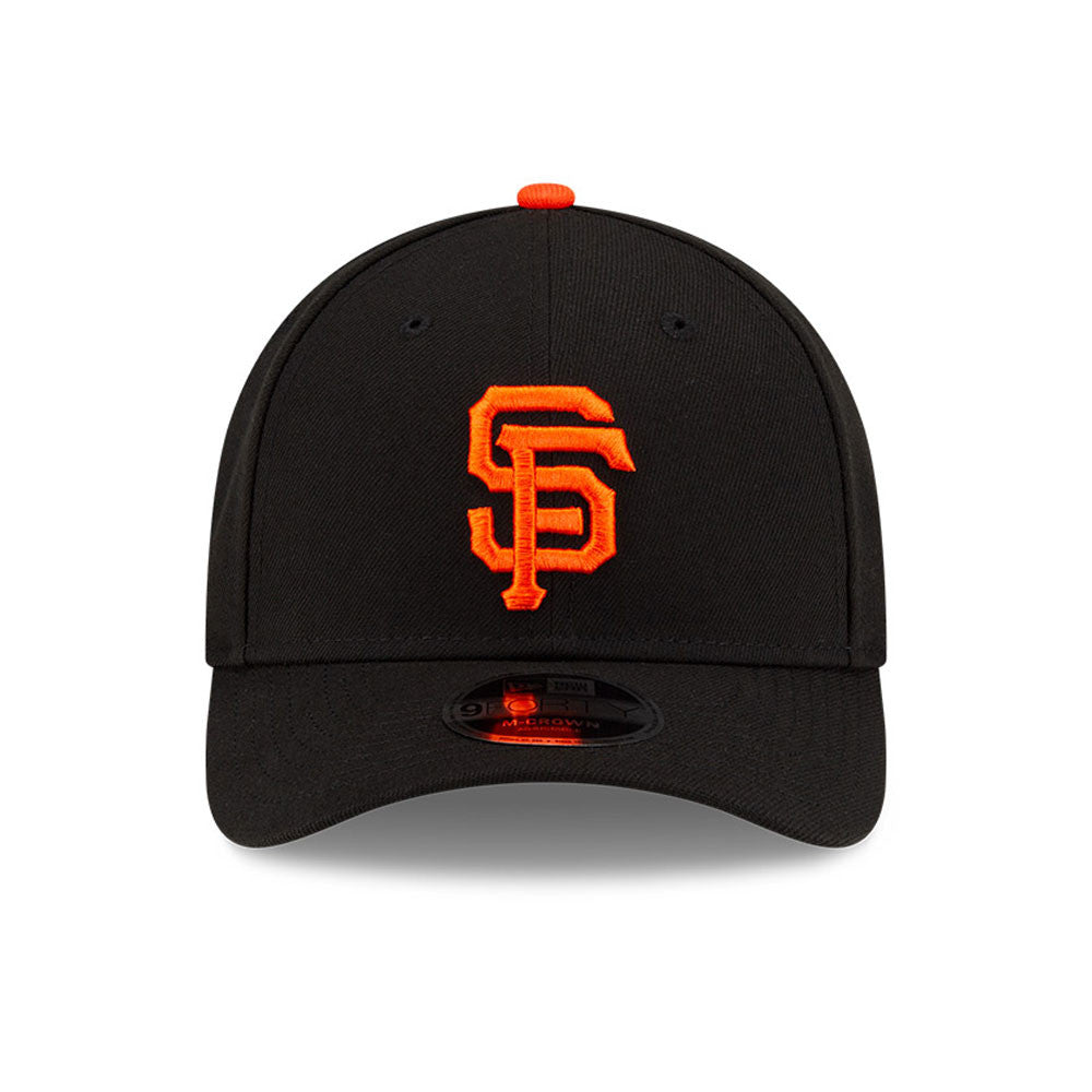 San Francisco Giants Black New Era Player Replica M-Crown 9FORTY Adjustable Hat Official Team Hat Sports Fan Cap Official MLB Team Hat Baseball Fan Ca