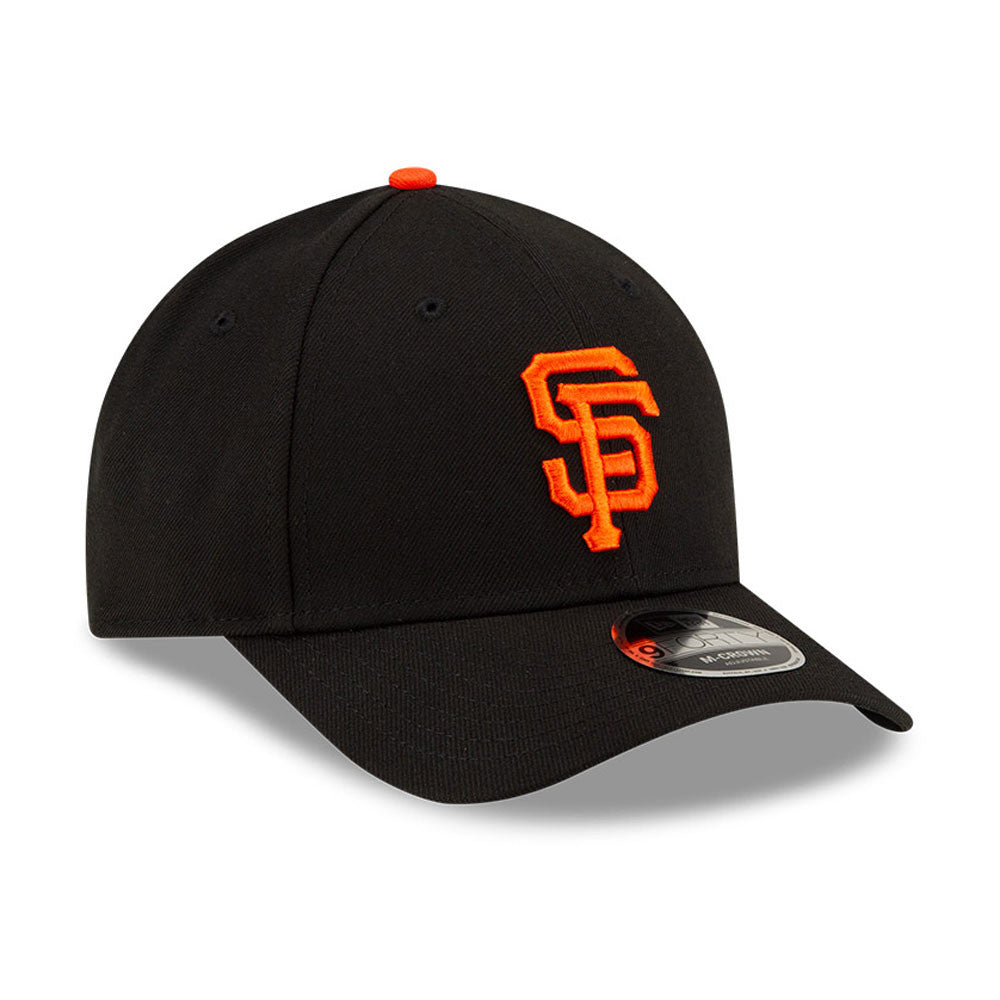 San Francisco Giants Black New Era Player Replica M-Crown 9FORTY Adjustable Hat Official Team Hat Sports Fan Cap Official MLB Team Hat Baseball Fan Ca