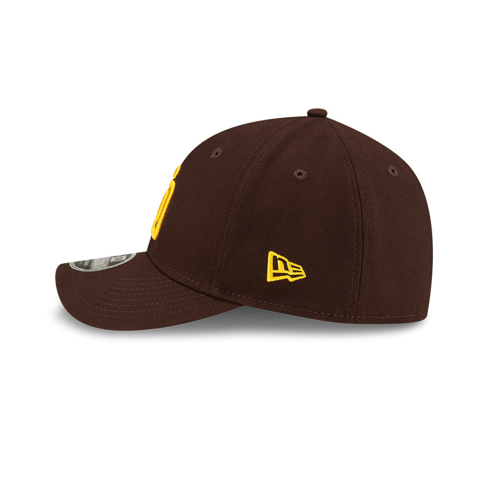San Diego Padres Brown New Era Player Replica M-Crown 9FORTY Adjustable Hat Official Team Hat Sports Fan Cap Official MLB Team Hat Baseball Fan Cap