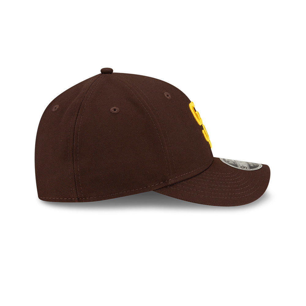 San Diego Padres Brown New Era Player Replica M-Crown 9FORTY Adjustable Hat Official Team Hat Sports Fan Cap Official MLB Team Hat Baseball Fan Cap