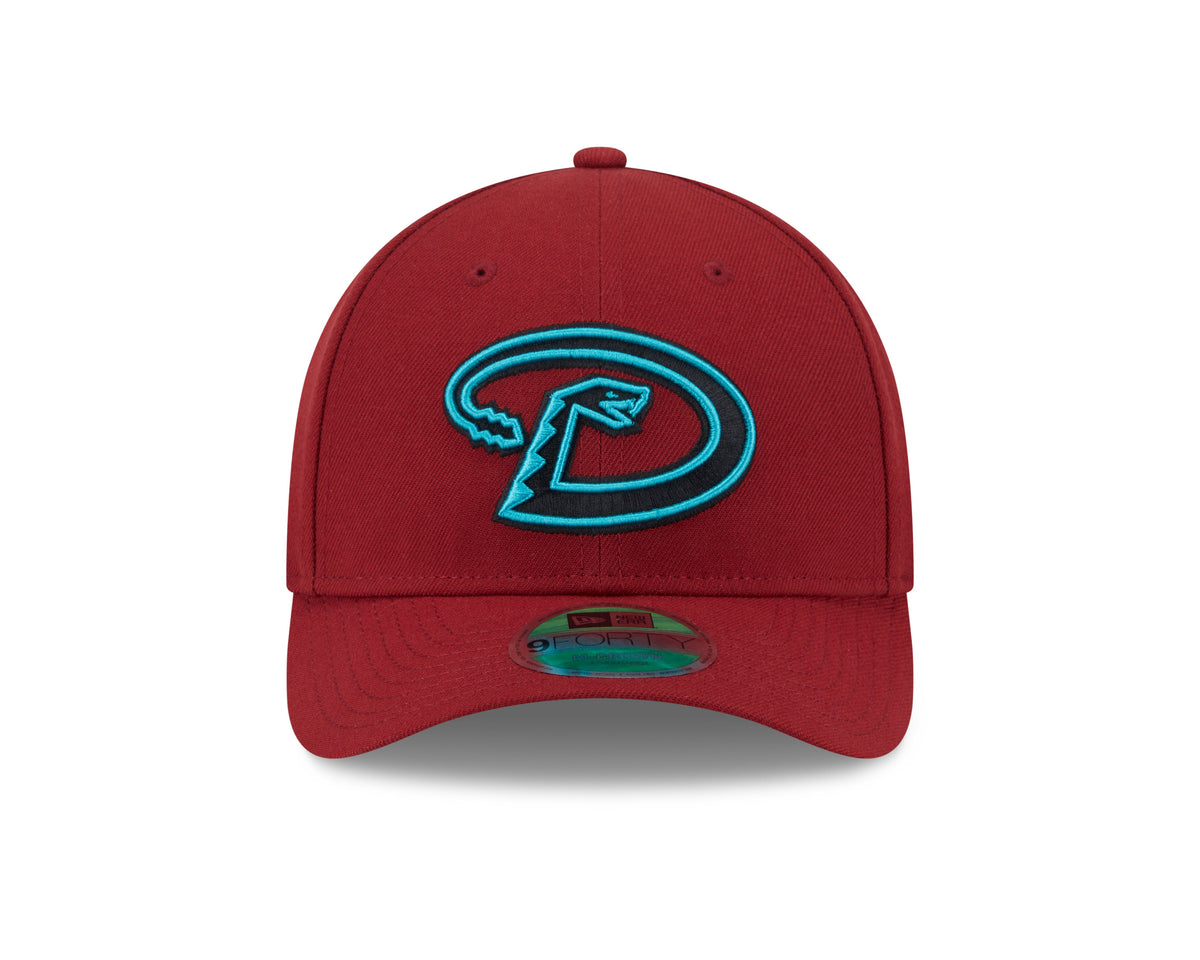 Arizona Diamondbacks Red Alternate New Era Player Replica M-Crown 9FORTY Adjustable Hat Official Team Hat Sports Fan Cap Official MLB Team Hat Basebal
