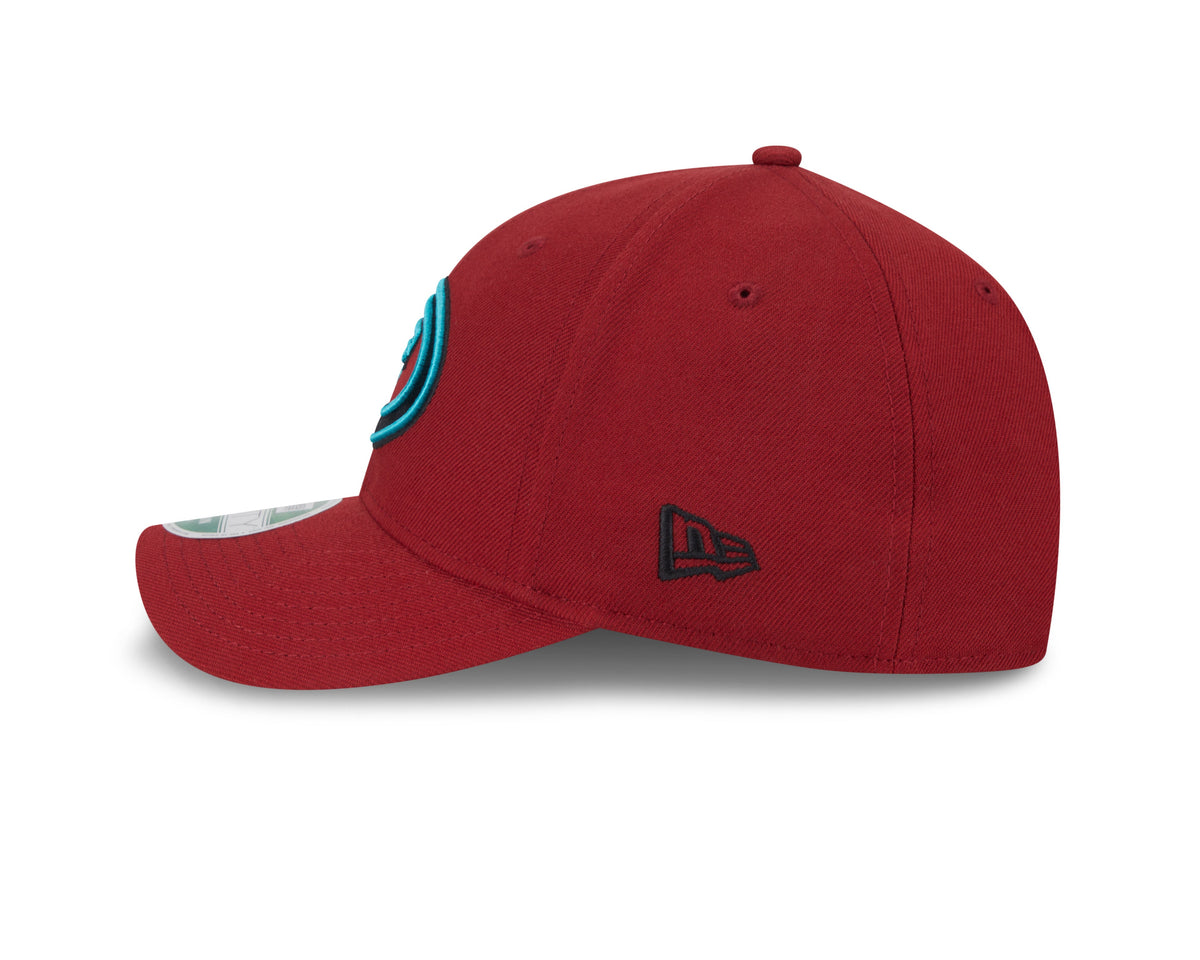 Arizona Diamondbacks Red Alternate New Era Player Replica M-Crown 9FORTY Adjustable Hat Official Team Hat Sports Fan Cap Official MLB Team Hat Basebal