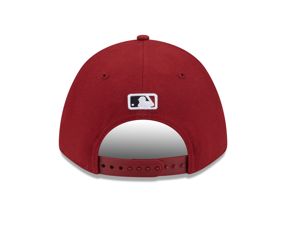 Arizona Diamondbacks Red Alternate New Era Player Replica M-Crown 9FORTY Adjustable Hat Official Team Hat Sports Fan Cap Official MLB Team Hat Basebal