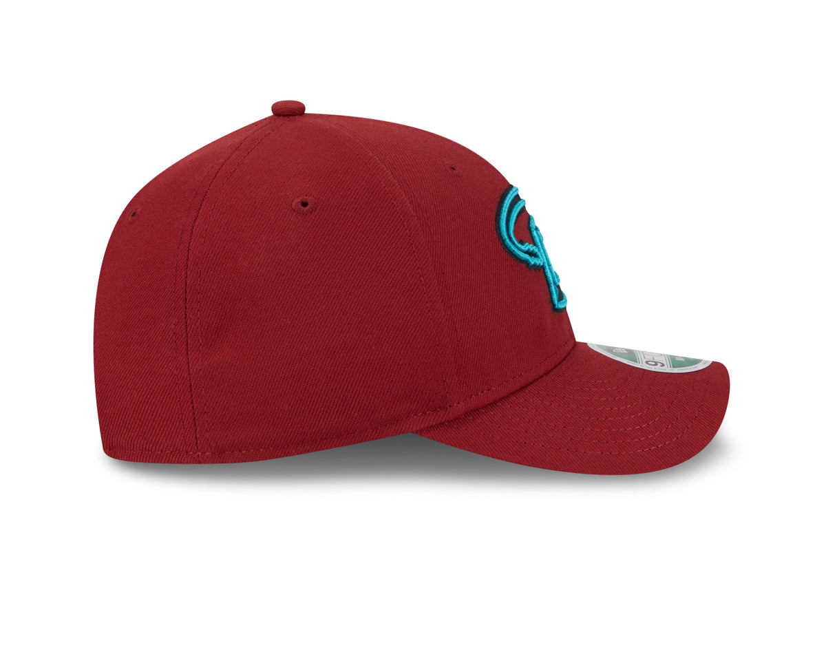 Arizona Diamondbacks Red Alternate New Era Player Replica M-Crown 9FORTY Adjustable Hat Official Team Hat Sports Fan Cap Official MLB Team Hat Basebal