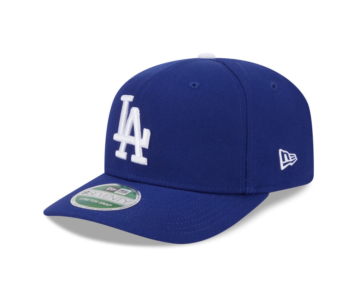 Los Angeles Dodgers Royal Blue New Era Player Replica 9SEVENTY Stretch Snap Adjustable Hat Official Team Hat Sports Fan Cap Official MLB Team Hat Base