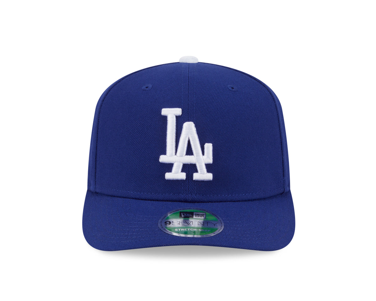 Los Angeles Dodgers Royal Blue New Era Player Replica 9SEVENTY Stretch Snap Adjustable Hat Official Team Hat Sports Fan Cap Official MLB Team Hat Base