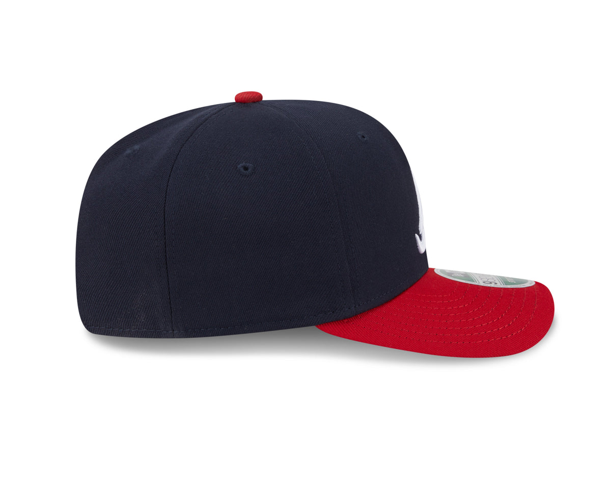 Atlanta Braves New Era Player Replica 9SEVENTY Stretch Snap Adjustable Hat Official Team Hat Sports Fan Cap Official MLB Team Hat Baseball Fan Cap