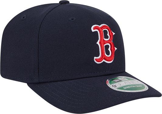 Boston Red Sox Navy New Era Player Replica 9SEVENTY Stretch Snap Adjustable Hat Official Team Hat Sports Fan Cap Official MLB Team Hat Baseball Fan Ca