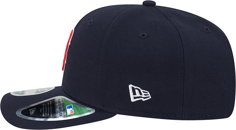 Boston Red Sox Navy New Era Player Replica 9SEVENTY Stretch Snap Adjustable Hat Official Team Hat Sports Fan Cap Official MLB Team Hat Baseball Fan Ca