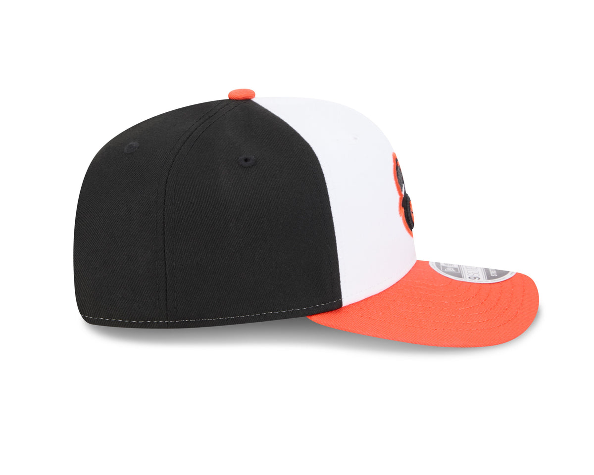 Baltimore Orioles Home New Era Player Replica 9SEVENTY Stretch Snap Adjustable Hat Official Team Hat Sports Fan Cap Official MLB Team Hat Baseball Fan