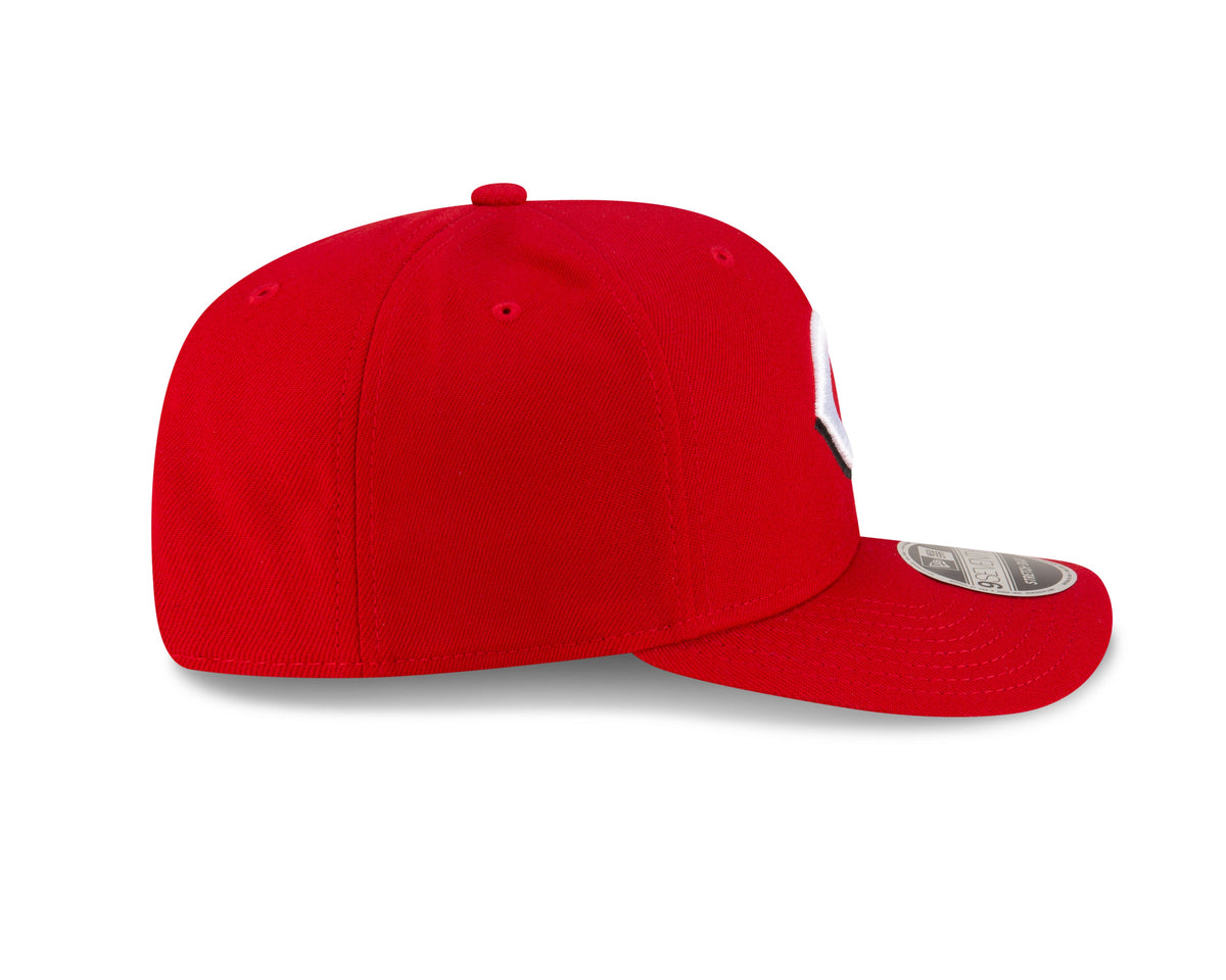 Cincinnati Reds New Era Player Replica 9SEVENTY Stretch Snap Adjustable Hat Official Team Hat Sports Fan Cap Official MLB Team Hat Baseball Fan Cap