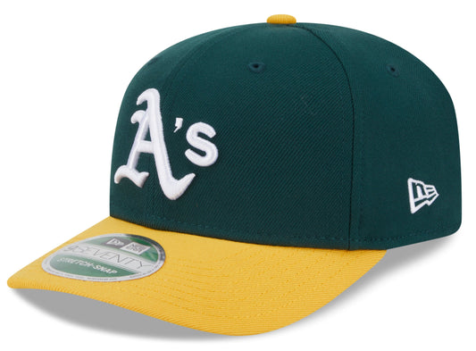 Athletics Green New Era Player Replica 9SEVENTY Stretch Snap Adjustable Hat Official Team Hat Sports Fan Cap Official MLB Team Hat Baseball Fan Cap