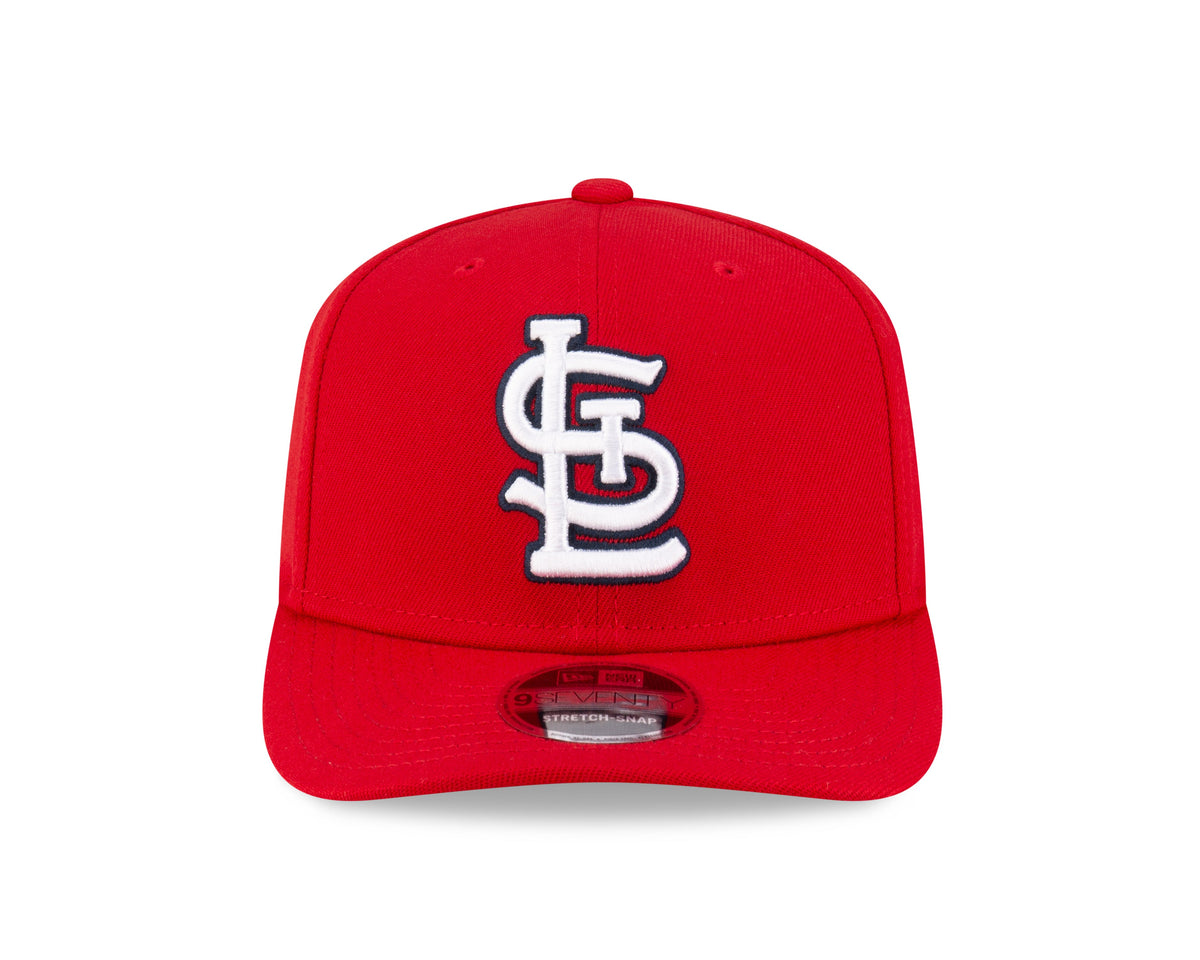 St Louis Cardinals Red New Era Player Replica 9SEVENTY Stretch Snap Adjustable Hat Official Team Hat Sports Fan Cap Official MLB Team Hat Baseball Fan